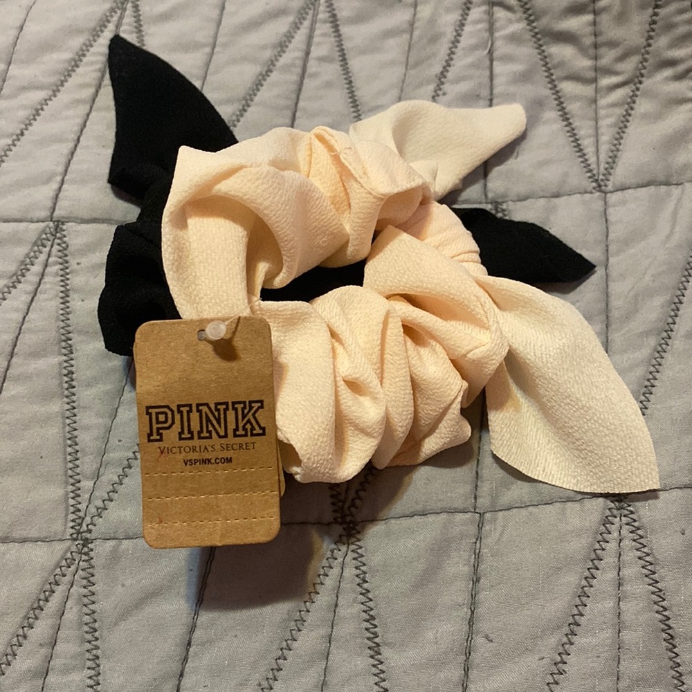 2 pack scrunchies! brand is Victoria’s Secret Pink.